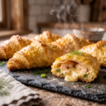 Krabben-Käse-Taschen