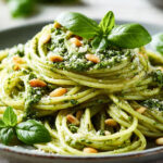 Pasta mit grünem Pesto