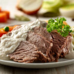Rindfleisch in Merrettichsauce