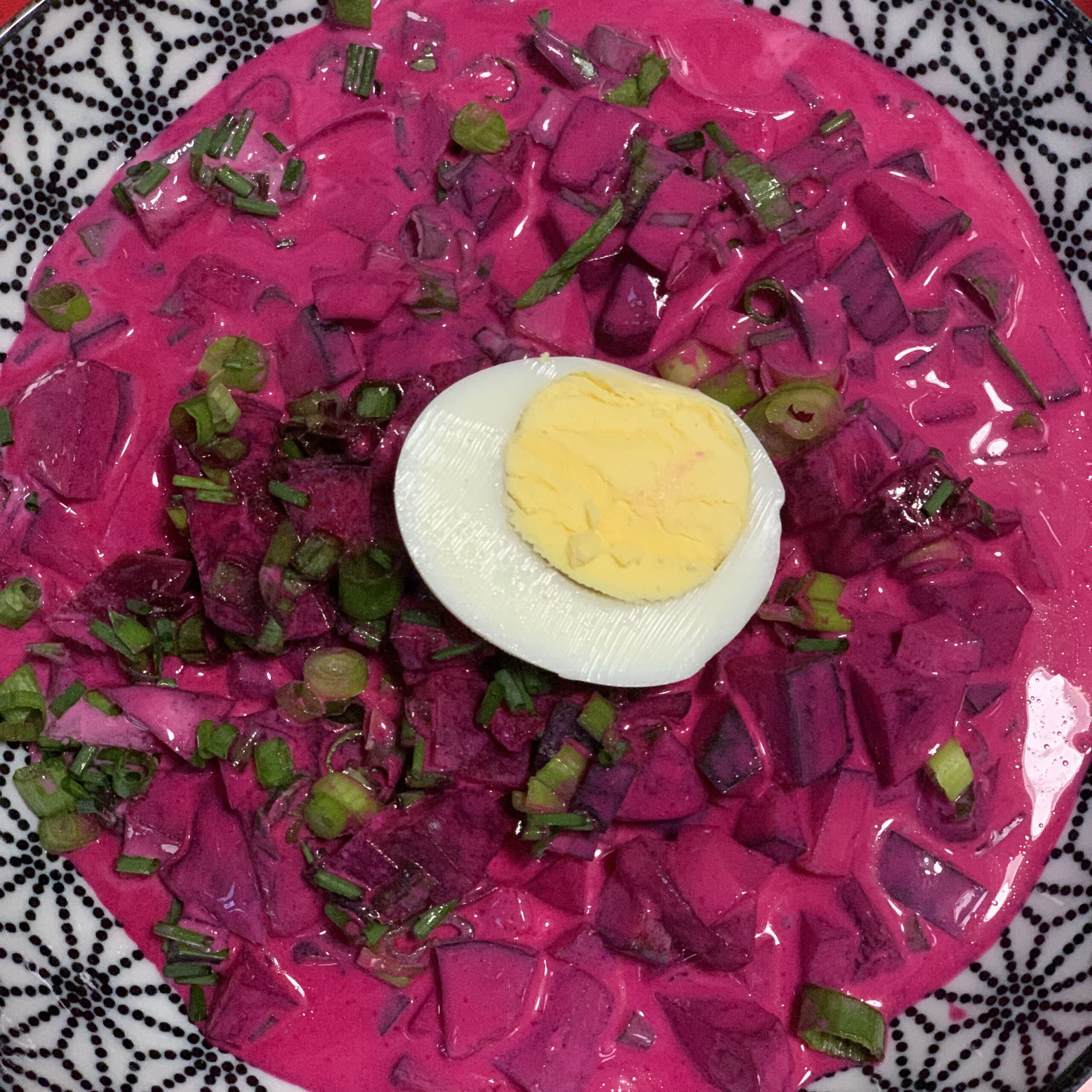 baltische rote Bete Suppe